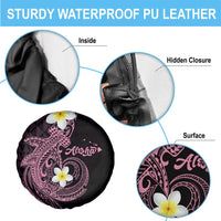 Aloha Hammerhead Shark Spare Tire Cover Vivacious Pink Hawaiian Kakau Tribal Tattoo LT9 - Polynesian Pride