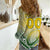 (Custom Text And Number) The Kuki's Cook Islands Rugby Women Casual Shirt Be Unique Vibe White LT9 - Polynesian Pride