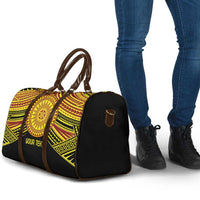 Personalised Tonga Ha apai High School Travel Bag Ngatu Fonulei Pattern LT9 - Polynesian Pride