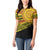 Personalised Tonga Ha apai High School Women Polo Shirt Ngatu Fonulei Pattern