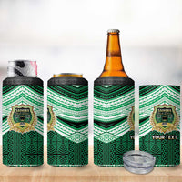 Personalised Tonga Saineha High School 4 in 1 Can Cooler Tumbler Polynesian Ngatu Tribal LT9 - Polynesian Pride