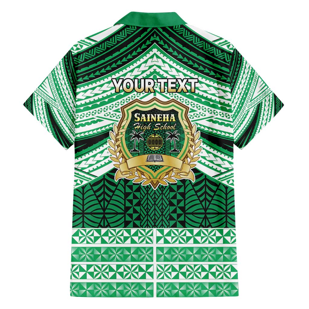 Personalised Tonga Saineha High School Family Matching Puletasi and Hawaiian Shirt Polynesian Ngatu Tribal LT9 - Polynesian Pride