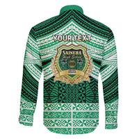Personalised Tonga Saineha High School Family Matching Puletasi and Hawaiian Shirt Polynesian Ngatu Tribal LT9 - Polynesian Pride
