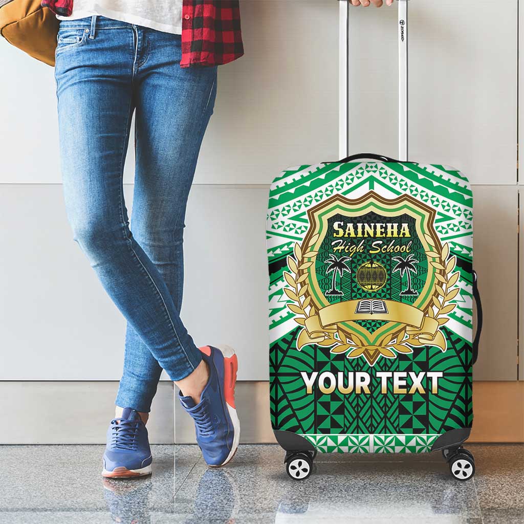 Personalised Tonga Saineha High School Luggage Cover Polynesian Ngatu Tribal LT9 - Polynesian Pride