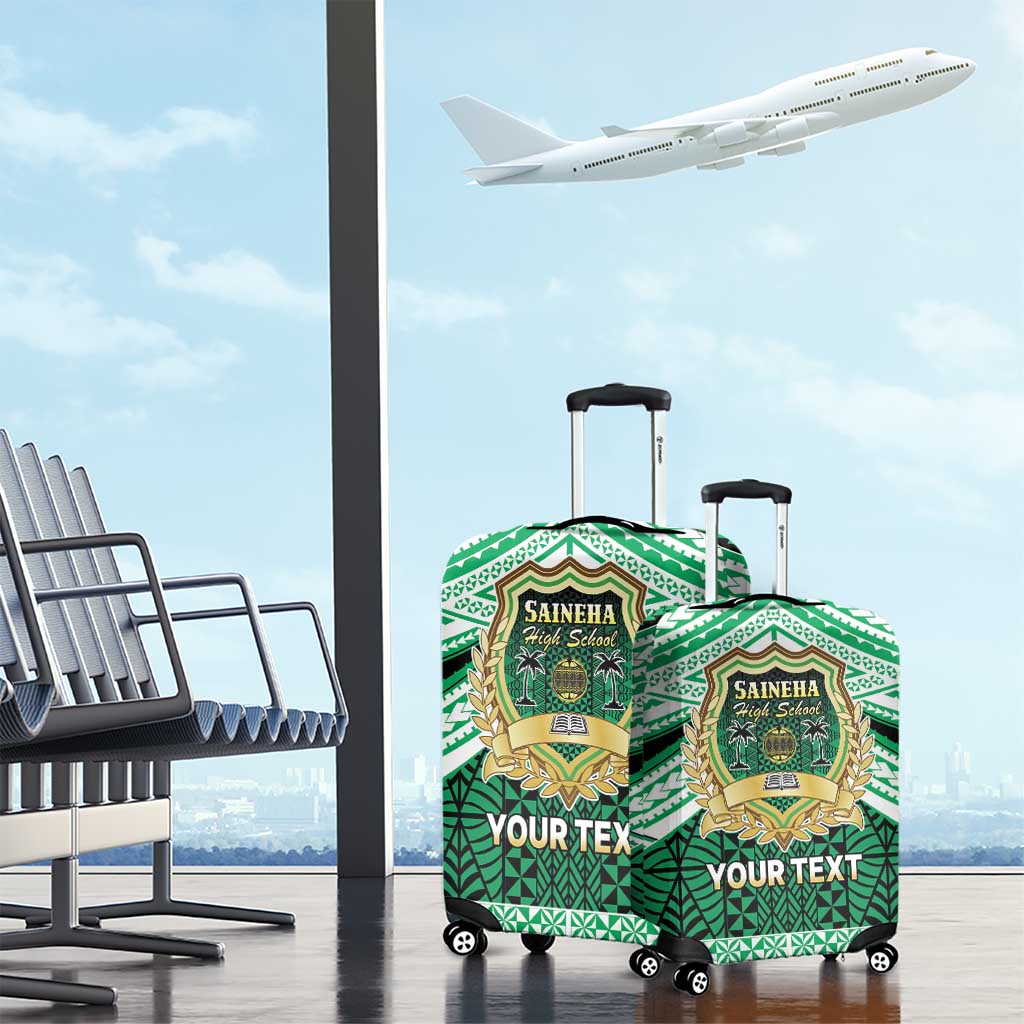 Personalised Tonga Saineha High School Luggage Cover Polynesian Ngatu Tribal LT9 - Polynesian Pride