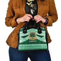 Personalised Tonga Saineha High School Shoulder Handbag Polynesian Ngatu Tribal