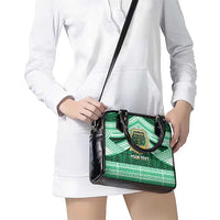 Personalised Tonga Saineha High School Shoulder Handbag Polynesian Ngatu Tribal