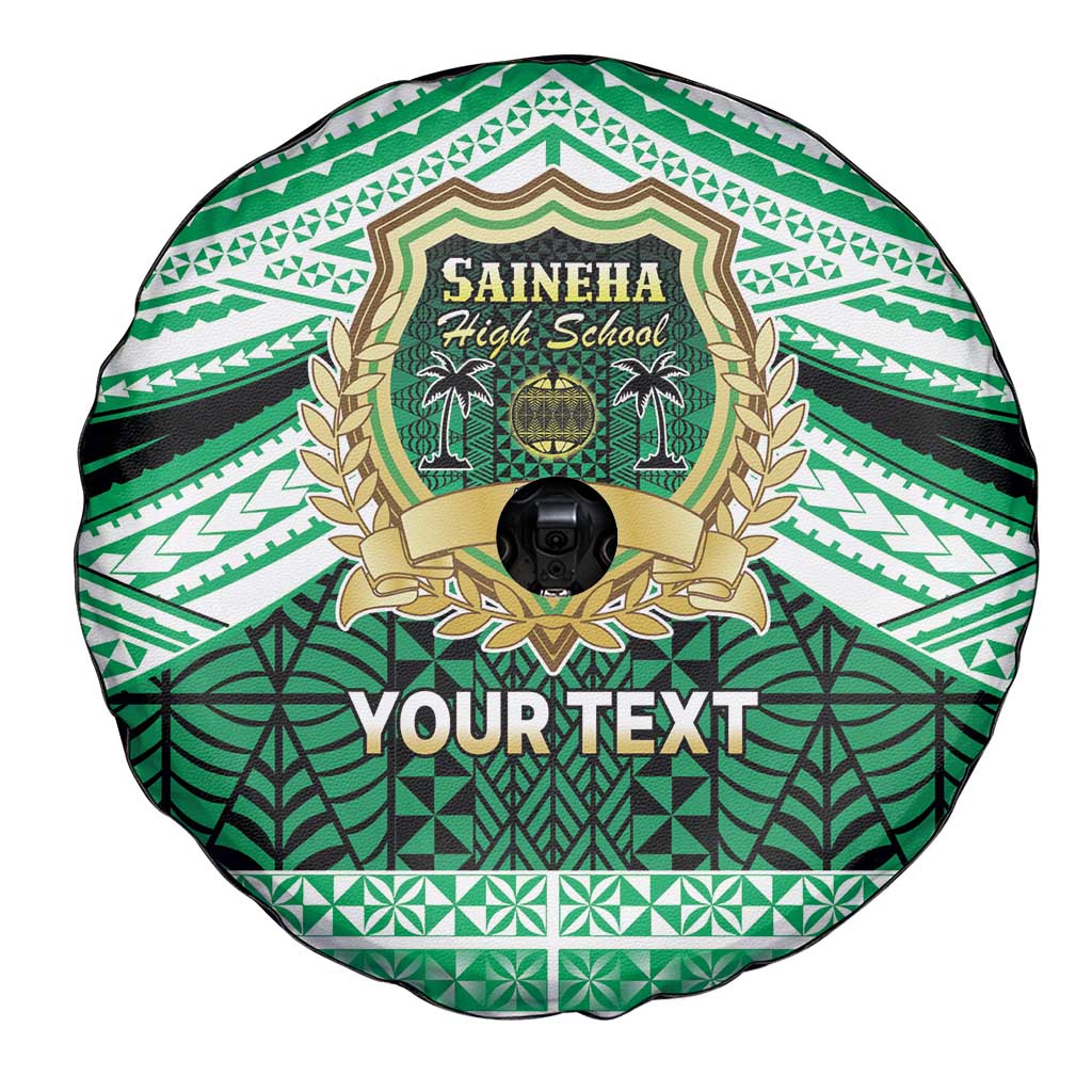 Personalised Tonga Saineha High School Spare Tire Cover Polynesian Ngatu Tribal LT9 - Polynesian Pride