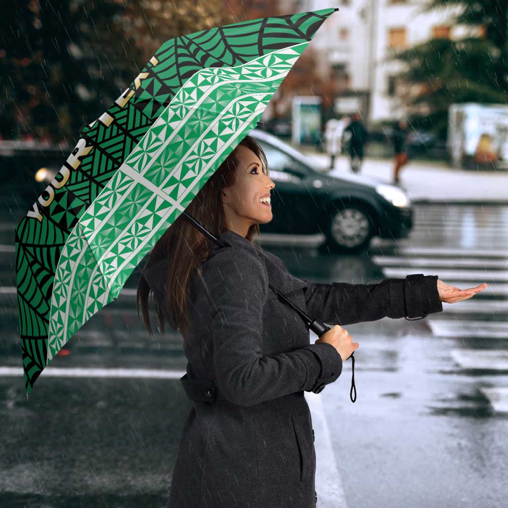 Personalised Tonga Saineha High School Umbrella Polynesian Ngatu Tribal - Polynesian Pride
