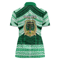 Personalised Tonga Saineha High School Women Polo Shirt Polynesian Ngatu Tribal LT9 - Polynesian Pride