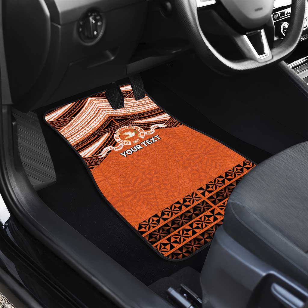 Personalised Tonga Tailulu College Car Mats Polynesian Ngatu Tribal LT9 - Polynesian Pride