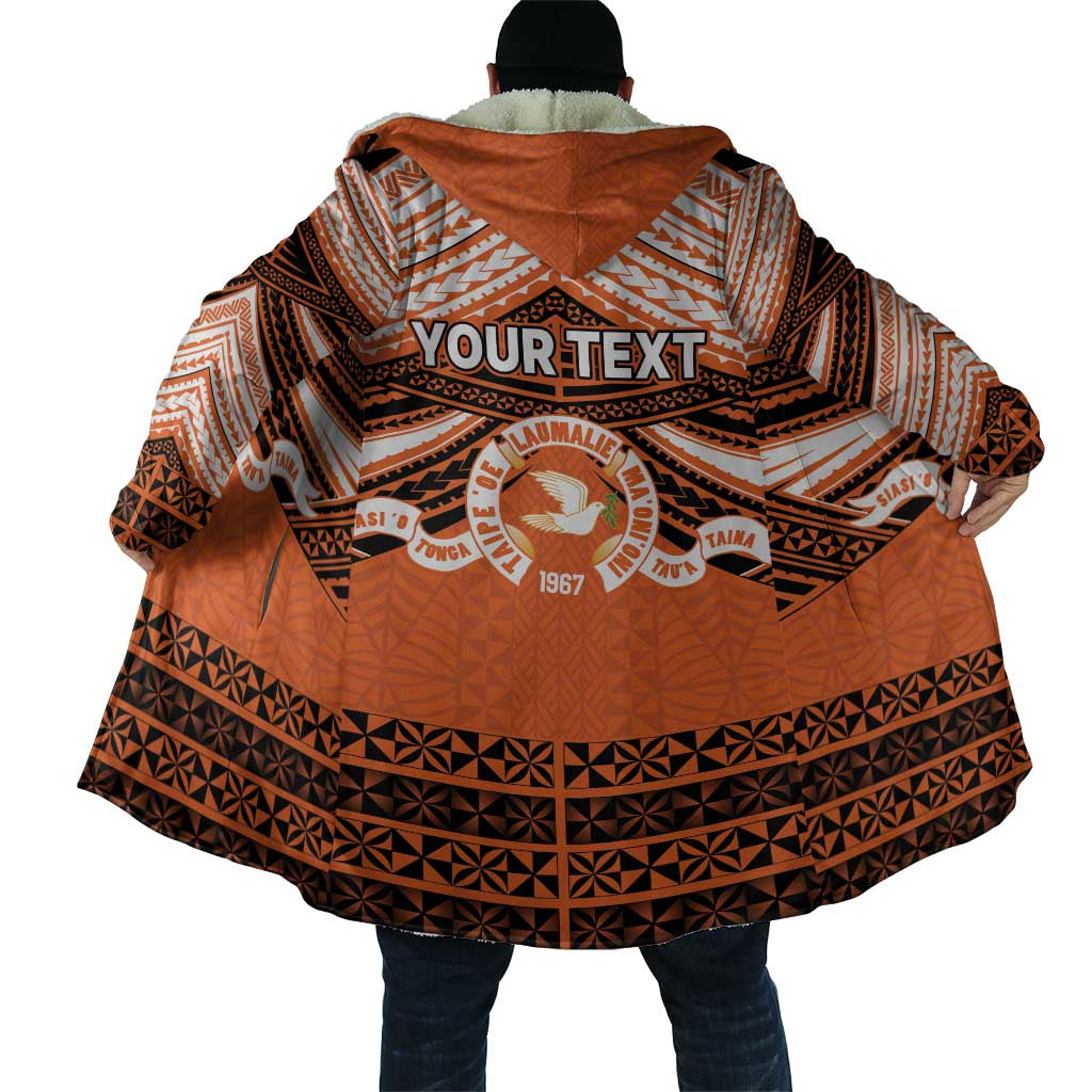 Personalised Tonga Tailulu College Cloak Polynesian Ngatu Tribal - Polynesian Pride