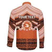 Personalised Tonga Tailulu College Family Matching Puletasi and Hawaiian Shirt Polynesian Ngatu Tribal LT9 - Polynesian Pride