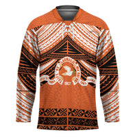 Personalised Tonga Tailulu College Hockey Jersey Polynesian Ngatu Tribal - Polynesian Pride