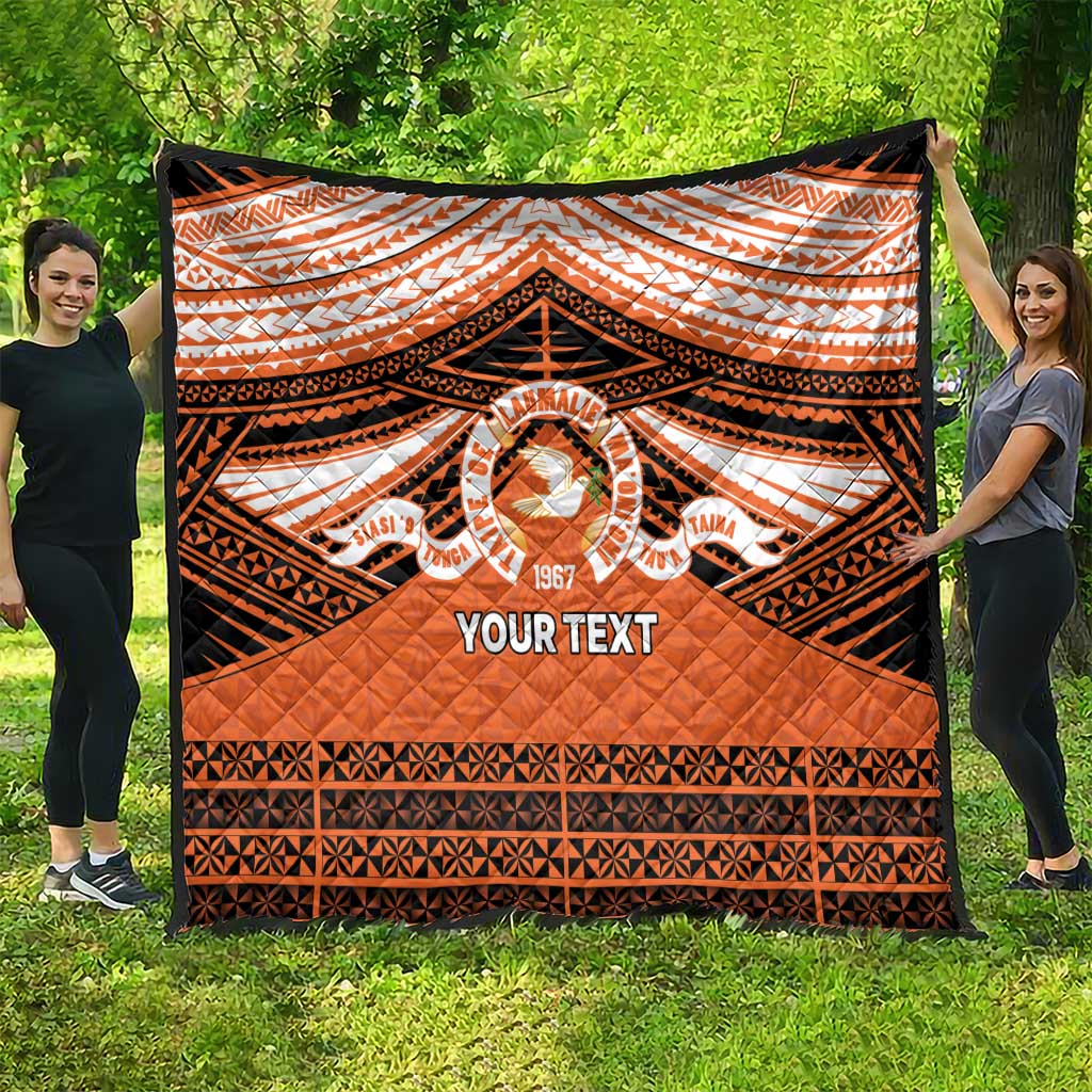 Personalised Tonga Tailulu College Quilt Polynesian Ngatu Tribal LT9 - Polynesian Pride