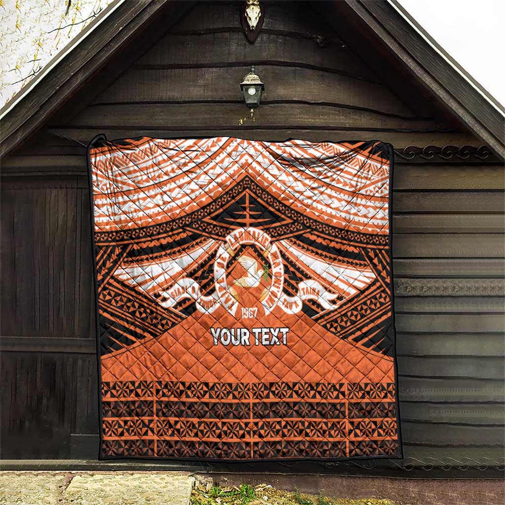 Personalised Tonga Tailulu College Quilt Polynesian Ngatu Tribal LT9 - Polynesian Pride