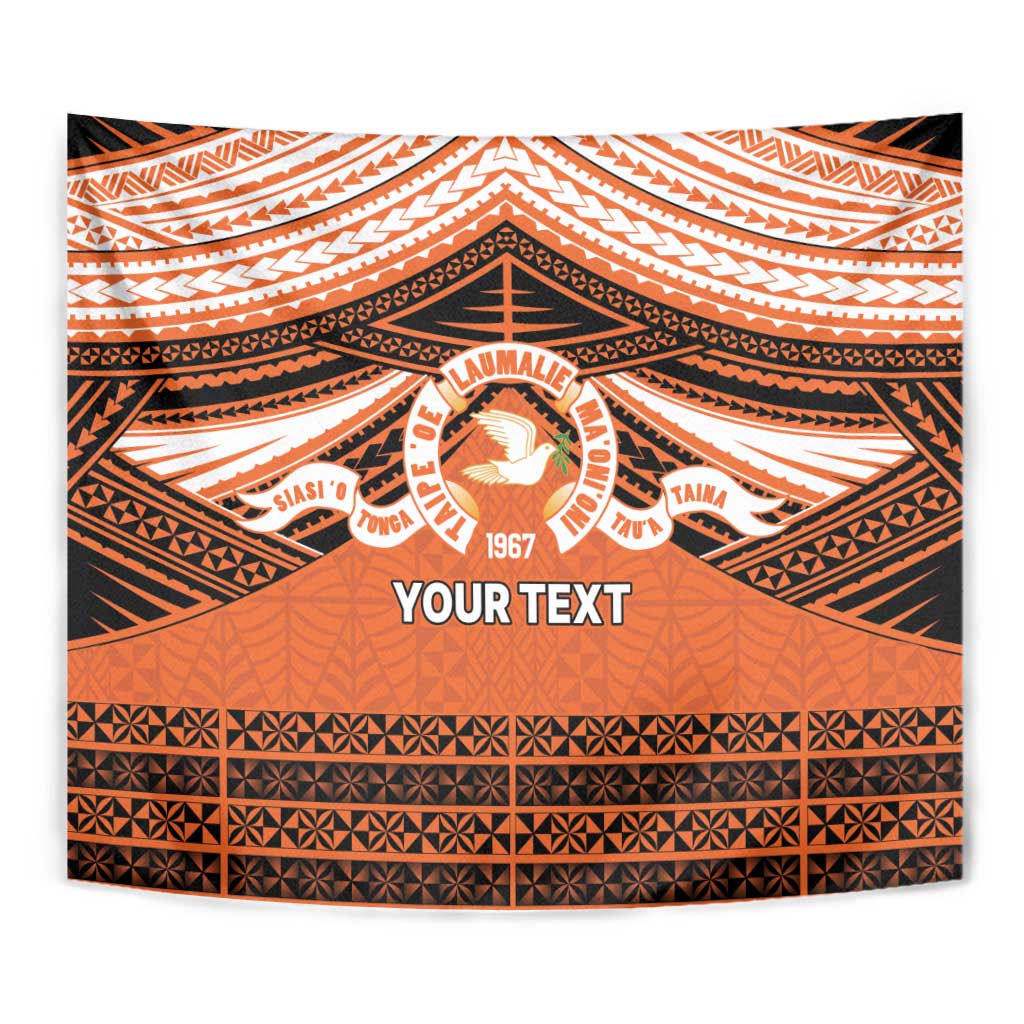 Personalised Tonga Tailulu College Tapestry Polynesian Ngatu Tribal LT9 - Polynesian Pride