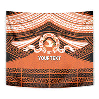Personalised Tonga Tailulu College Tapestry Polynesian Ngatu Tribal LT9 - Polynesian Pride
