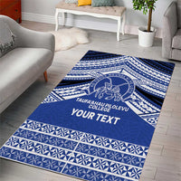 Personalised Tonga Taufa'ahau Pilolevu College Area Rug Polynesian Ngatu Tribal LT9 - Polynesian Pride