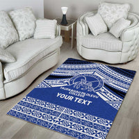 Personalised Tonga Taufa'ahau Pilolevu College Area Rug Polynesian Ngatu Tribal LT9 - Polynesian Pride