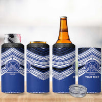 Personalised Tonga Taufa'ahau Pilolevu College 4 in 1 Can Cooler Tumbler Polynesian Ngatu Tribal LT9 - Polynesian Pride