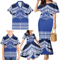 Personalised Tonga Taufa'ahau Pilolevu College Family Matching Mermaid Dress and Hawaiian Shirt Polynesian Ngatu Tribal LT9 - Polynesian Pride