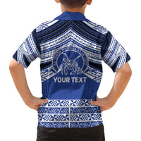 Personalised Tonga Taufa'ahau Pilolevu College Family Matching Puletasi and Hawaiian Shirt Polynesian Ngatu Tribal LT9 - Polynesian Pride
