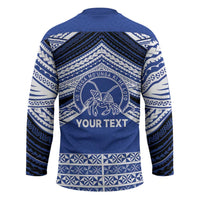 Personalised Tonga Taufa'ahau Pilolevu College Hockey Jersey Polynesian Ngatu Tribal - Polynesian Pride