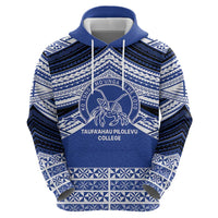 Personalised Tonga Taufa'ahau Pilolevu College Hoodie Polynesian Ngatu Tribal