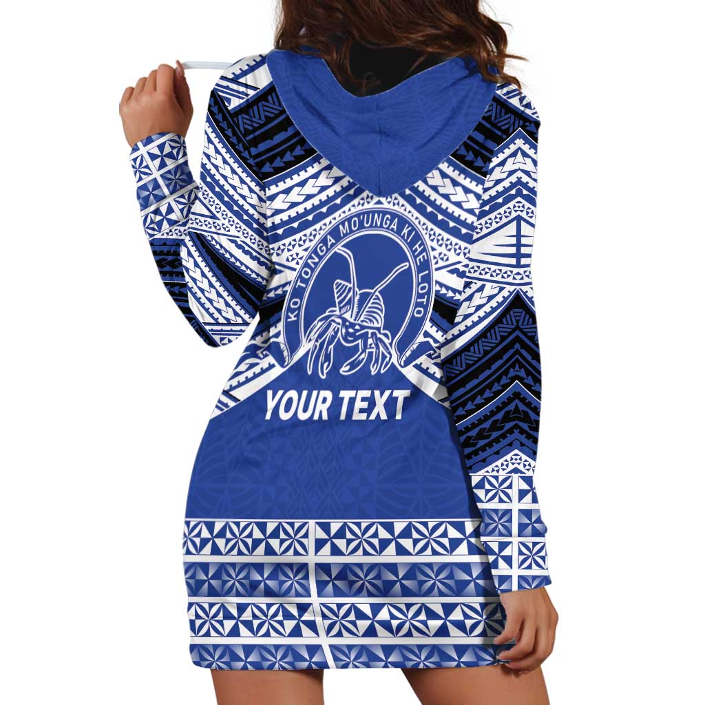 Personalised Tonga Taufa'ahau Pilolevu College Hoodie Dress Polynesian Ngatu Tribal LT9 - Polynesian Pride