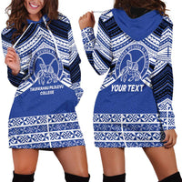 Personalised Tonga Taufa'ahau Pilolevu College Hoodie Dress Polynesian Ngatu Tribal LT9 - Polynesian Pride