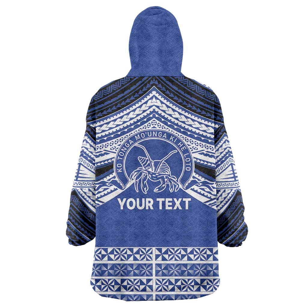 Personalised Tonga Taufa'ahau Pilolevu College Wearable Blanket Hoodie Polynesian Ngatu Tribal LT9 - Polynesian Pride