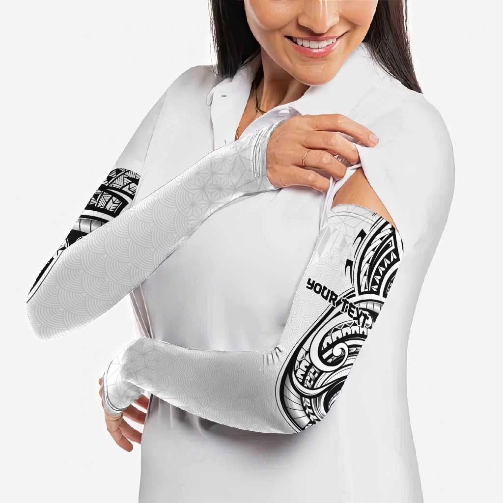 Hawaii and Japanese Culture Personalised Arm Sleeves With Polynesian Tribal Tattoo Style LT9 - Polynesian Pride