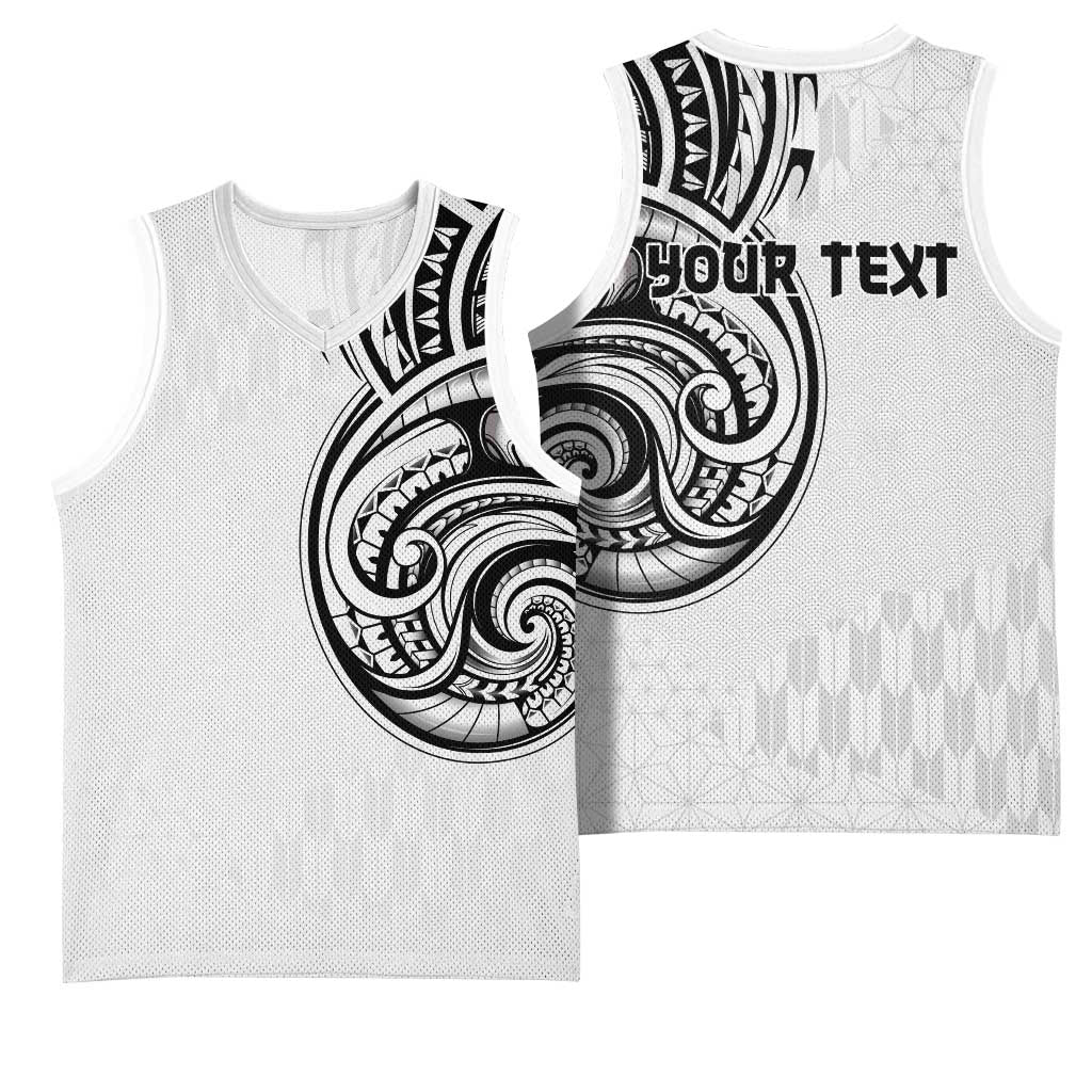 Hawaii and Japanese Culture Personalised Basketball Jersey With Polynesian Tribal Tattoo Style LT9 - Polynesian Pride
