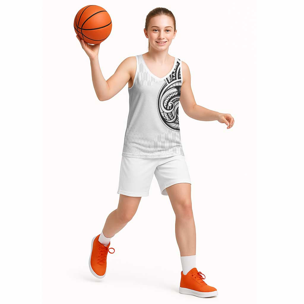 Hawaii and Japanese Culture Personalised Basketball Jersey With Polynesian Tribal Tattoo Style LT9 - Polynesian Pride
