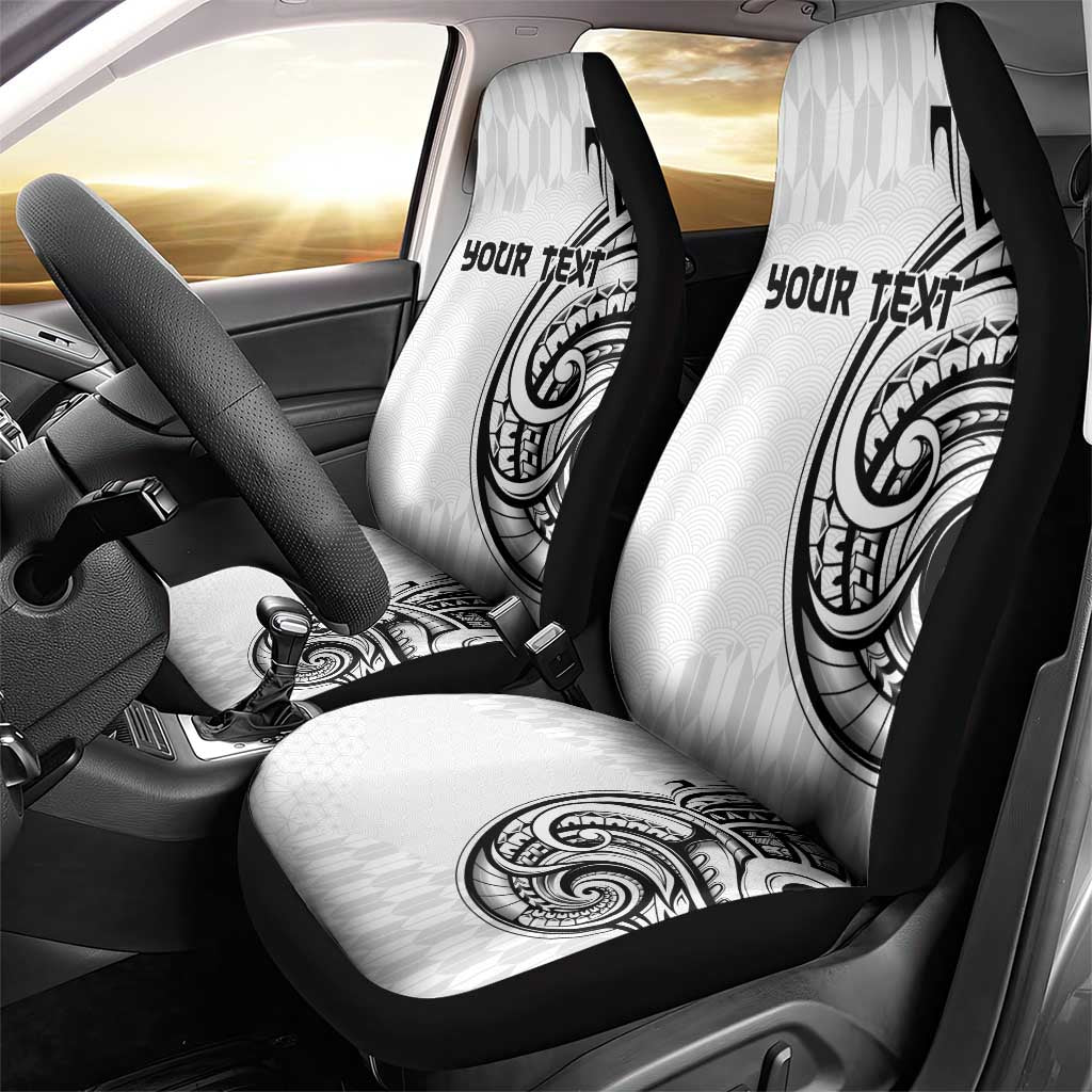 Hawaii and Japanese Culture Personalised Car Seat Cover With Polynesian Tribal Tattoo Style LT9 - Polynesian Pride
