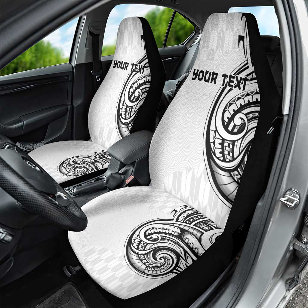 Hawaii and Japanese Culture Personalised Car Seat Cover With Polynesian Tribal Tattoo Style LT9 - Polynesian Pride