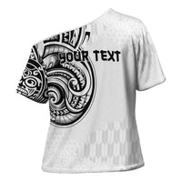 Hawaii and Japanese Culture Personalised Cross Shoulder Shirt With Polynesian Tribal Tattoo Style LT9 - Polynesian Pride