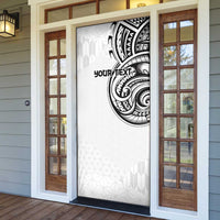 Hawaii and Japanese Culture Personalised Door Cover With Polynesian Tribal Tattoo Style LT9 - Polynesian Pride