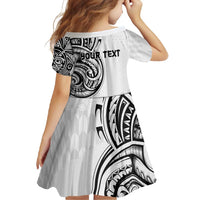 Hawaii and Japanese Culture Personalised Family Matching Long Sleeve Bodycon Dress and Hawaiian Shirt With Polynesian Tribal Tattoo Style LT9 - Polynesian Pride