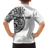 Hawaii and Japanese Culture Personalised Family Matching Tank Maxi Dress and Hawaiian Shirt With Polynesian Tribal Tattoo Style LT9 - Polynesian Pride