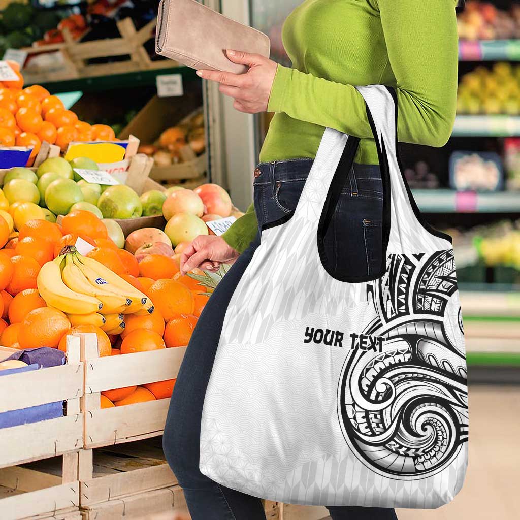 Hawaii and Japanese Culture Personalised Grocery Bag With Polynesian Tribal Tattoo Style LT9 - Polynesian Pride