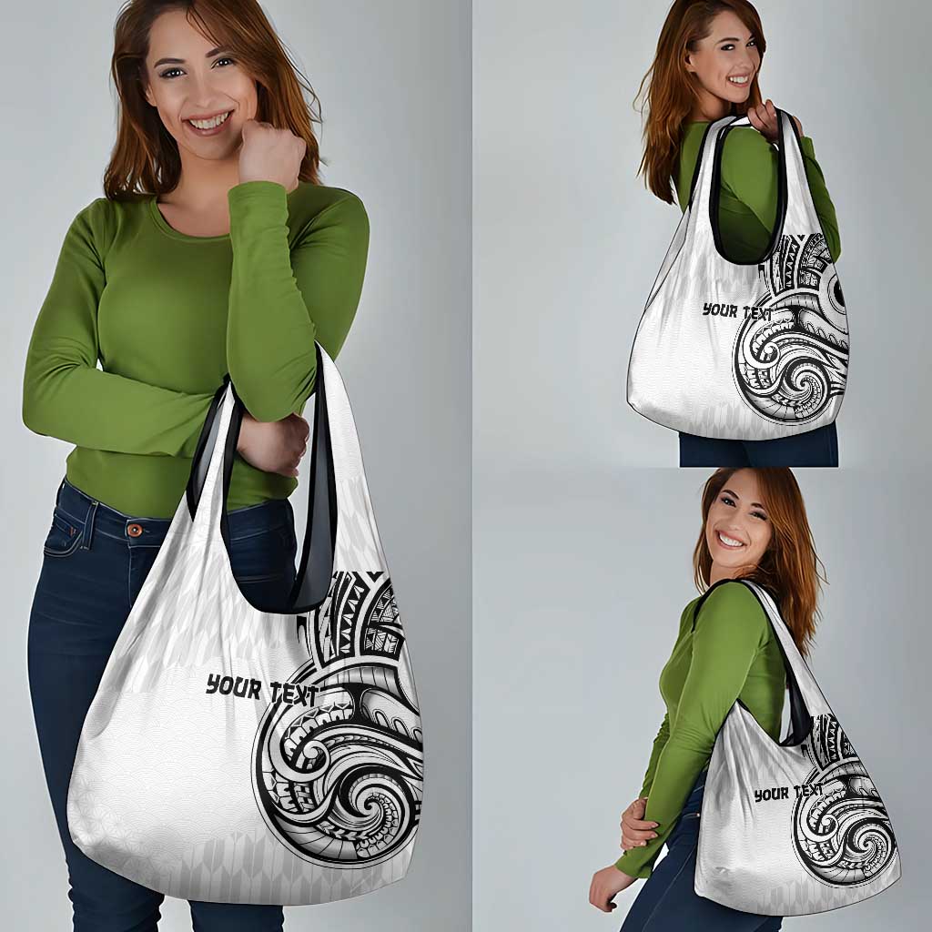 Hawaii and Japanese Culture Personalised Grocery Bag With Polynesian Tribal Tattoo Style LT9 - Polynesian Pride