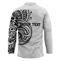 Hawaii and Japanese Culture Personalised Hockey Jersey With Polynesian Tribal Tattoo Style LT9 - Polynesian Pride