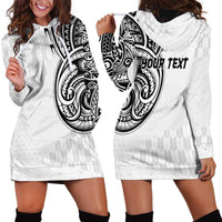 Hawaii and Japanese Culture Personalised Hoodie Dress With Polynesian Tribal Tattoo Style LT9 - Polynesian Pride