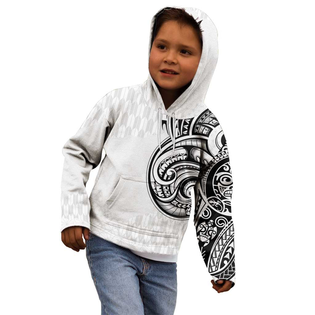 Hawaii and Japanese Culture Personalised Kid Hoodie With Polynesian Tribal Tattoo Style LT9 - Polynesian Pride
