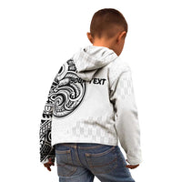 Hawaii and Japanese Culture Personalised Kid Hoodie With Polynesian Tribal Tattoo Style LT9 - Polynesian Pride
