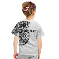 Hawaii and Japanese Culture Personalised Kid T Shirt With Polynesian Tribal Tattoo Style LT9 - Polynesian Pride