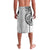 Hawaii and Japanese Culture Personalised Lavalava With Polynesian Tribal Tattoo Style