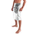Hawaii and Japanese Culture Personalised Lavalava With Polynesian Tribal Tattoo Style